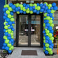 Blue And Green Balloon Arch Kit, 100Pcs Sky Blue Green Balloon Garland Kit With Different Sizes 18/12/10/5 Inch Balloons For Birthday Wedding Engagement Baby Shower Jungle Safari Party Decorations