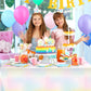 Pastel Rainbow Tablecloths Disposable Tablecloth Waterproof Plastic Table Cover Pastel Rainbow Party Decorations Pastel Party Su