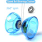 Bodyrhythm Five Bearings Chinese Diabolo Yoyo Set With Fiberglass Sticks, Adjustable Strings For All Ages - Best For Fitness And