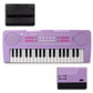 BIGFUN 37 Keys Kid Keyboard Piano - Purple Educational Music Toy for Ages 3-8, Made of Durable ABS