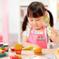 SpongeBob SquarePants Krabby Patty Toy Combo Meal Playset - Child-Size Plastic Fast Food Set with Interactive Burgers and Fries