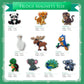 10 Pcs Fridge Magnets For Toddlers 1-3,Refrigerator Magnets For Kids,Kids Magnets Educational Toys,Learning Animals Magnets For Babies,Animal Cartoon Magnet