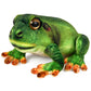 Madzee Plush Realistic Frog Stuffed Animal Toy 9 Inches, Soft Plushie Christmas Birthday Gifts For Boys Girls Kids Toddlers