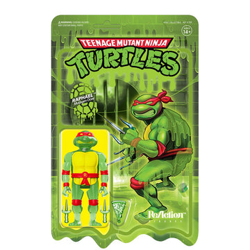 Super7 Teenage Mutant Ninja Turtles Reaction - Raphael (Mutagen Ooze) Action Figure