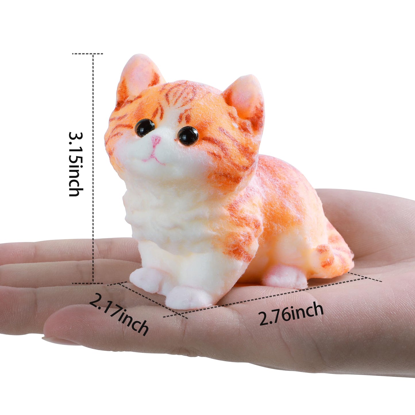 Taba Squishy Cat Kit,Cute Squishy Toys (Silicone Slow Rebound Feel)