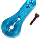 Apex RC Products Blue Aluminum Clamping Servo Horn 25T Futaba/Savox 8003