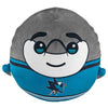 Sleep Squad San Jose Sharks Sj Sharkie 12'' Mascot Kiri Cloud Plushie - Official Nhl Plush