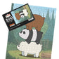 We Bare Bears Bear Stack 500 Piece Jigsaw Puzzle For Adults, 16' L X 21.5' W