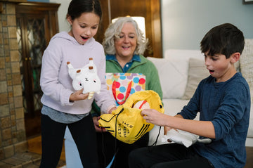 Taco Cat Goat Cheese Pizza Plush Mittens Set - Wear While Playing For Ultimate Comfort For Kids, Teens And Adults - Great For Fa