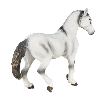 Mojo Andalusian Grey Realistic Equestrian Horse Club Hand Painted Toy Figurine
