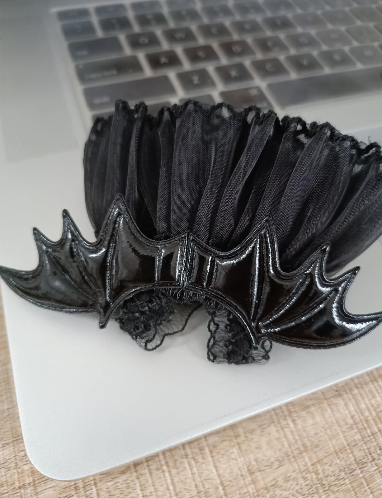 Doll Outfit Clothes Set for 17cm Dolls  enhanced Fashion Halloween Black Bat Dress Jumpsuit for Dolls Accessories (NO Doll) (Black Dress)