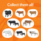 Big Country Toys - Roping Steer - 1:20 Scale - Hand Painted - Hunting Toys - Farm Animal Figurines