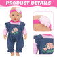 3 Sets Baby Doll Clothes For 14-18 Inch Dolls, 16 Inch Baby Doll Clothes Dresses And Accessories Outfits For New Born 15 Inch Ba