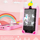Kids Smart Phone for Girls with 4.0'' Large Touchscreen, 32G Card Christmas Birthday Gifts for Age 3-10 Kid Toys Cell Phone with