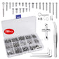 CrazyHobby 288pcs RC Screw Kit Hardware Fasteners Compatible with Traxxas Slash 1/10 2WD 4X4 RC Car
