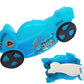 Khurana Plastic Smart Kids Bike Shape Double Level Toy Stationary Holder Pen Pencil Case Box with Wheel for Boys and Girls (Colo