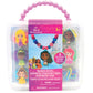 Disney Princess Necklace Activity, 160-Piece Jewelry Making Kit, Preschool Arts and Crafts, Kids Toys for Ages 3 Up