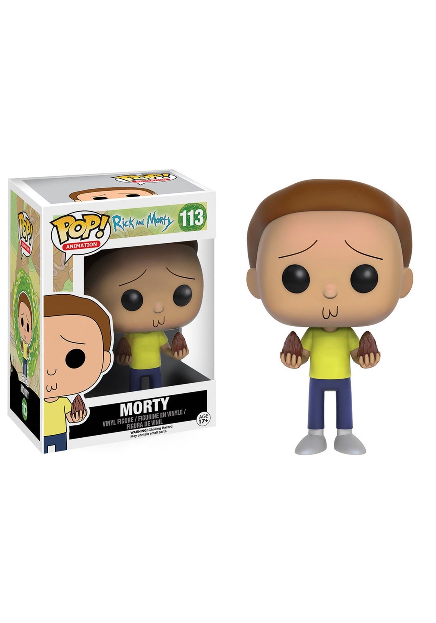 Funko POP Animation Morty Action Figure - Vinyl, Natural Color, Model 9016