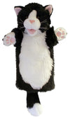 The Puppet Company Long-Sleeves Black & White Cat Hand Puppet, Led Anti-Stress 330