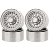RZXYLRC 1/10 RC Crawler 4Pcs 1.9 Inch Beadlock Wheel Hub Rim Rims Aluminum Alloy for TRX4 TRX6 Axial SCX10 III AXI03007 GRT EX86