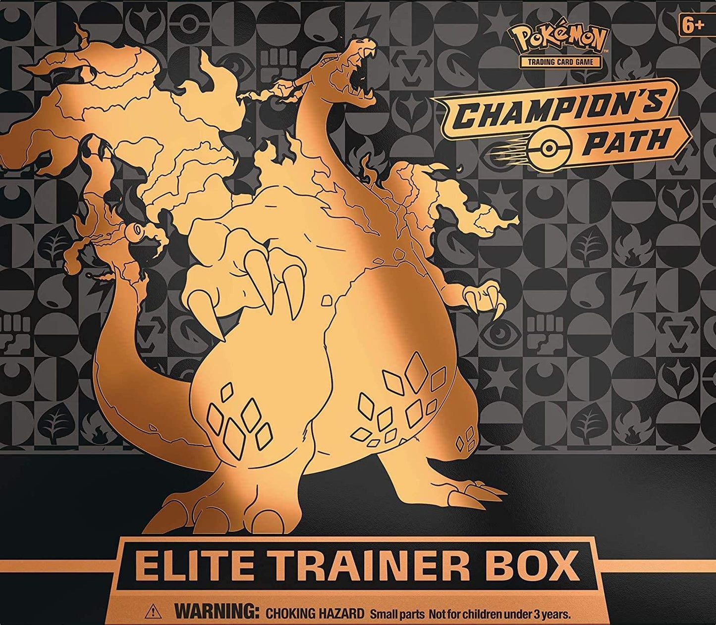 Pokemon TCG Champion's Path Elite Trainer Box - 10 Booster Packs, Multicolor, Model POK80545