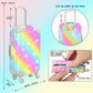 18 Inch Girl Doll Clothes And Accessories Case Luggage Travel Play Set Include Colorful Suitcase, Jeans Jacket, Top, Pants, Boots, Camera, Handbag ... (No Doll)