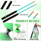 Simgoing Chinese Yoyo Diabolo Set Includes Colorful LED Diabolo Toy Light up with 2 Pieces Sticks, 1 Piece String, 1 Net Bag for