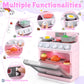 PLAY Toy Oven Kids Kitchen Playset, Kids Play Kitchen Set with 11 Accessories, Realistic Cooking Sounds & Lights, Pretend Play O