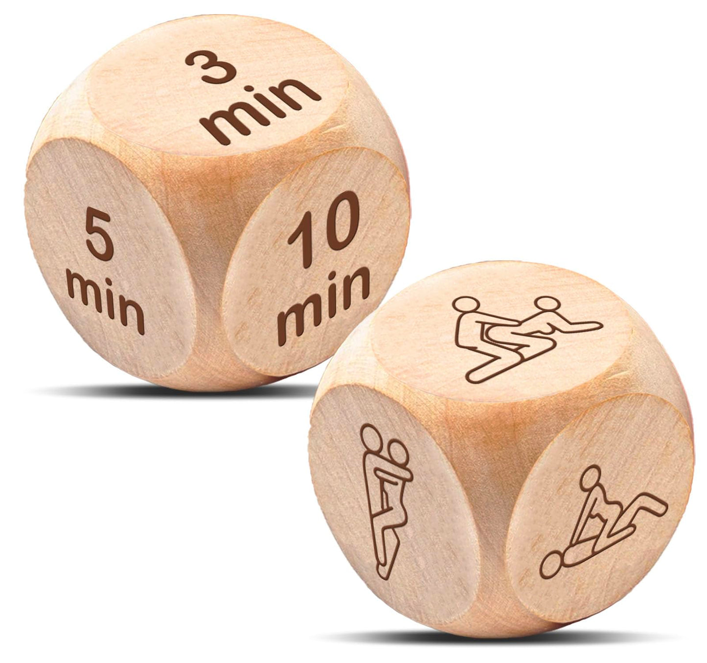 Wuguimeii Couple Date Night Ideas Gifts For Women Men, Wood Decider Dice Valentines Gifts For Boyfriend Girlfriend, Anniversary