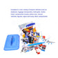 Powertrc Airport Play Set Airports Toy With Airplanes, Vehicles, Figures & Accessories, Play Mat Interactive Learning Toys For Toddlers