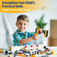 Playhiland Pretend Play Kids Construction Kits, Kids Tool Set with Electronic Toy Drill & Tool Box, Toy Tools for Kids 3 4 5 6 7