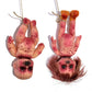 Yyplian 2Pcs Halloween Creepy Dolls,10 Inch Bloody Haunted Doll Scary Hanging Zombie Dolls With Rope,Halloween Scary Horror Deco