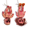 Yyplian 2Pcs Halloween Creepy Dolls,10 Inch Bloody Haunted Doll Scary Hanging Zombie Dolls With Rope,Halloween Scary Horror Deco