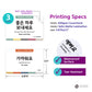 Stellarsol Pocket-Sized Korean Dialogue Flashcards - 128 Basic Phrases for Beginners, Multi Color