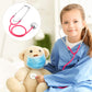 meekoo 2 Pack Kids Stethoscope Toy Real Working Nursing Cosplay Doctors Nurses Stethoscope for Kids Role Play Girls Boys Cosplay