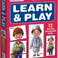 CreativeS Learn And Play | Educational Puzzle Game | Learn & Identify & Name 12 Important Community Helpers | Doctor, Painter, 