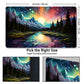 Malqiqi Playmat For Mtg, With Free Storage Bags,Game Mat 24 X 14 Inches, Tcg And Board Game Mat For Cards,Mousepad Desk Mats (Re