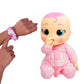 Cry Babies Newborn Coney Doll - Interactive Baby Doll with 20+ Sounds, Multicolor, Model 911284, Ages 18M+