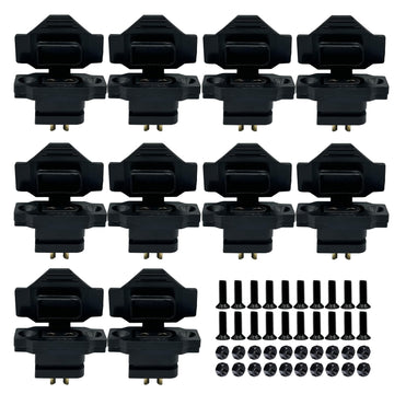 10pcs XT60E-F Female Plug XT60h XT60 Male Bullet Connector with PVC Protective Sleeve Dust Cap for RC Aircraft Drone Accessories