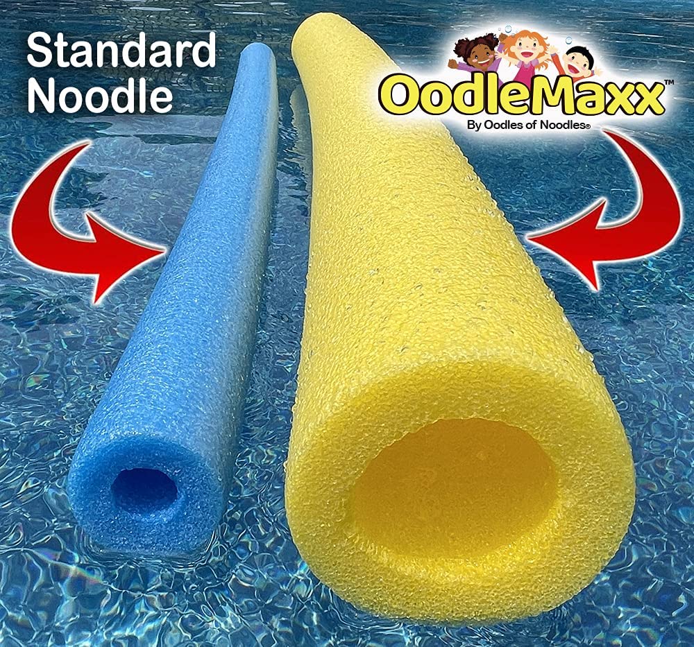 Oodles Of Noodles Oodlemaxx Giant Pool Noodle - Yellow (3 Pack)