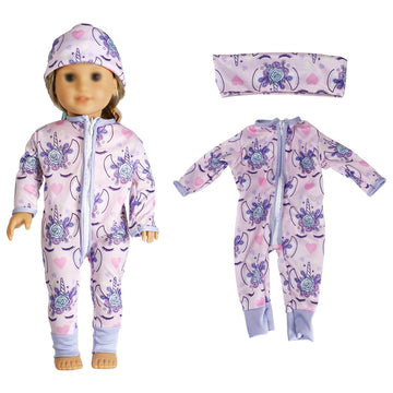 Sotogo 5 Sets Baby Doll Clothes Outfits Jumpsuits With Headbands For 14 To 17 Inch Baby Doll, 43Cm New Born Baby Doll, American