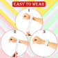Gemscream 12 Pcs Silicone Slap Bracelets DIY Slap Bands Party Favors Bulk Blank Soft Wristband Wrist Snap Band for Craft Project
