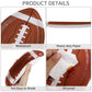 ADXCO 50 Pieces Football Shaped Disposable Paper Plates Football Party Plates Football Party Supplies for Football Theme Party S