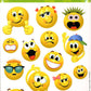 Eureka Emoticons Stickers, 120 Per Pack