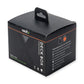 Vault X Exo-Tec® Modular Sideloading Deck Box Module For 100+ Tcg Cards. Detachable Magnetic Lid. Fits Commander & Standard Trading Cards. (Black/Electric Orange)