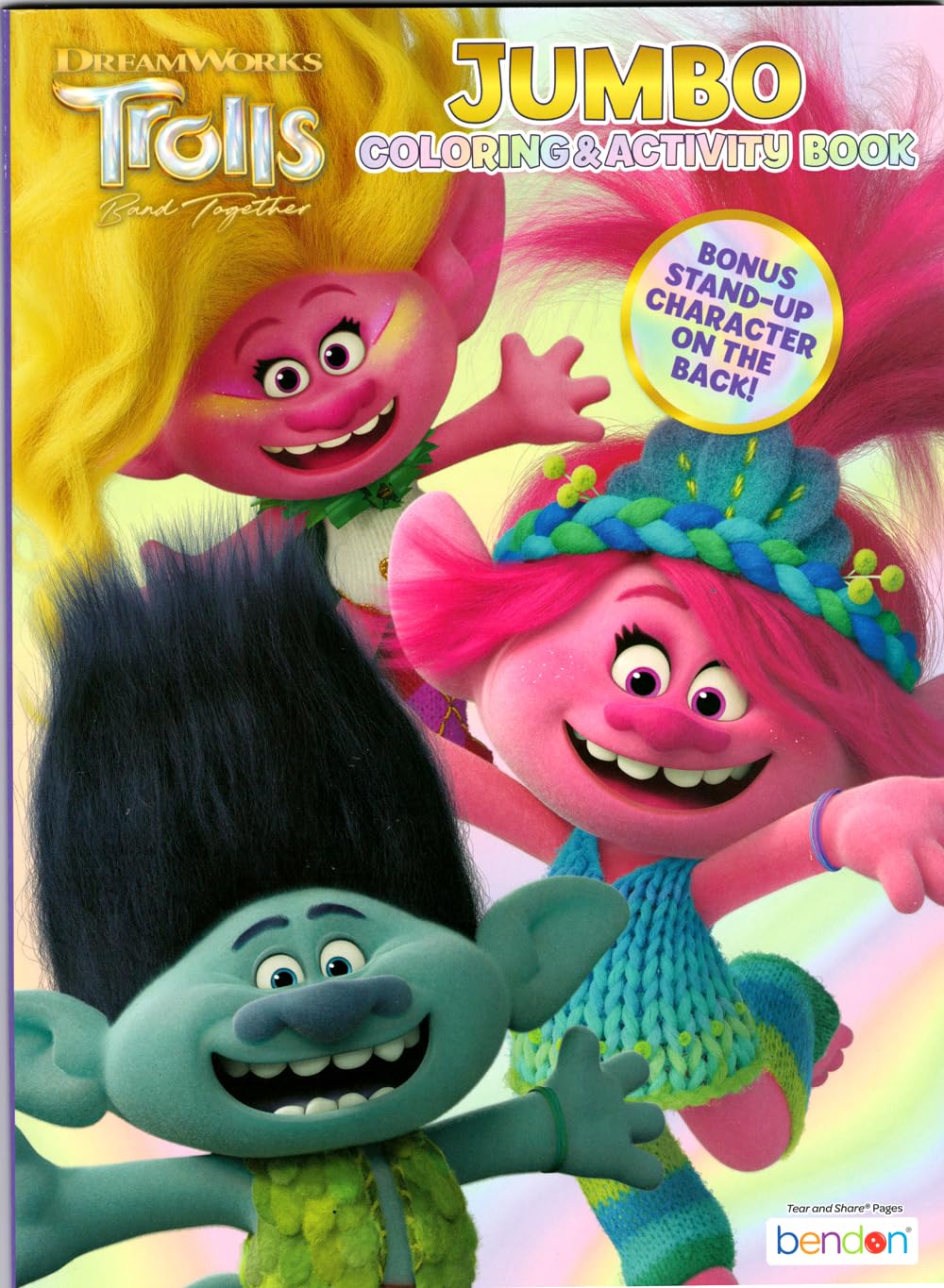 Trolls Coloring and Stickers Activity Book Bundle with Coloring Book, Trolls Activity Packs, Stickers, and More