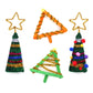 Waycreat 200 Pieces Pipe Cleaners Gold Chenille Stem for DIY Art Craft Decorations (6mm x 12 Inch)