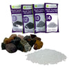 Wirejewelry Gemstones Of The World Tumbler Refill Kit - 1.5 Lbs. Of Handpicked Rock, 1 Batch Of 4 Step Abrasive Grit And Polish