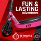 Razor Black Label E90 Electric Scooter For Kids Age 8 And Up, Power Core High-Torque Hub Motor, Up To 10 Mph, All-Steel Frame