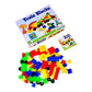 Abyz Train Blocks Educational Building Set, Ages 3+, Multicolour